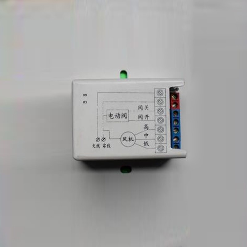 温控器AC808中央空调面板三速开关可调液晶显示温控thermostat
