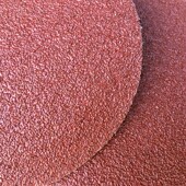 4寸5寸植绒砂纸片气动打磨机角磨机圆形抛光砂纸自粘式 圆盘拉绒片