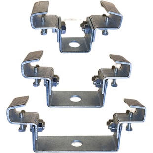 工字钢吊架万向吊灯架钢结构挂架可调式型钢梁卡H钢吊卡固定梁夹