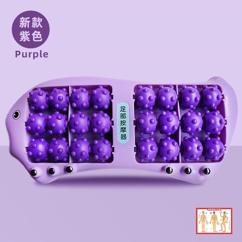 脚底按摩器足底经络疏通滚轮脚部足疗按摩磁石家用脚底穴位按摩器