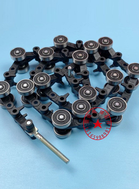 扶梯回转链黑色PA6.6-30GF电梯9311滑轮群组15节黑色50664870