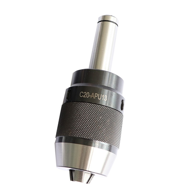 直柄式钻夹头刀杆刀把C20/25/C32-APU13/16一体式连柄铣床钻夹头