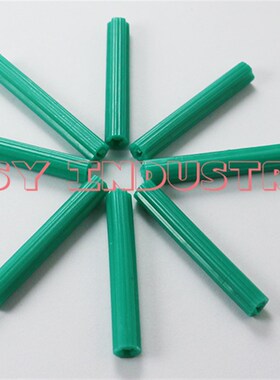 1000只直通膨胀管5mm-12m 螺丝 装修塑料墙塞 壁虎 expand nail