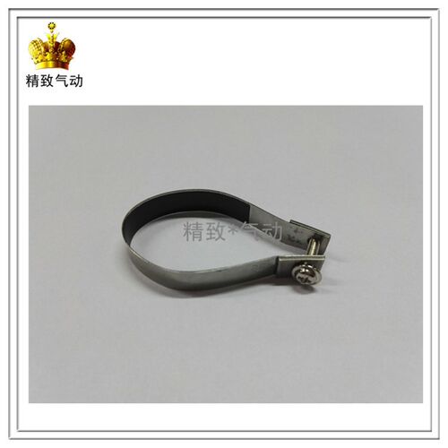 迷你不锈钢气缸D-C73绑带磁性开关钢带CDJ2BCDM2B固定卡扣DC73