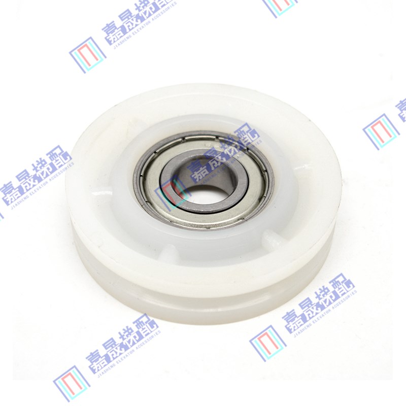 电梯钢丝绳轮6202*65*16MM/层厅门挂轮滑轮滚轮传动轮/电梯配件