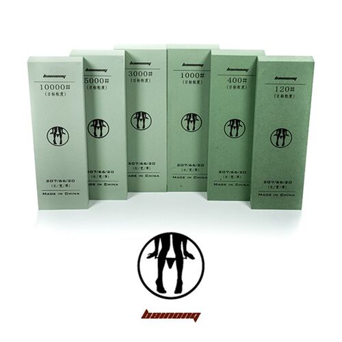 百浓白刚玉磨刀石氧化铝砥石国产日标粒度磨石厨房磨刀器10000目