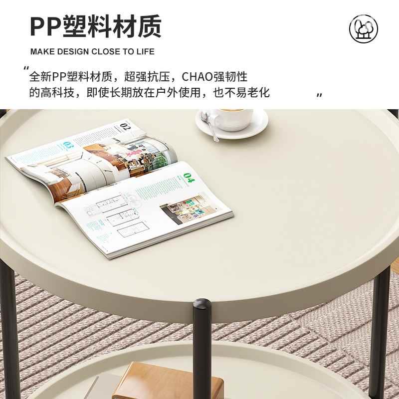 小茶几移动沙发几小边桌子客厅家用置物架简约现代小推车带轮新品