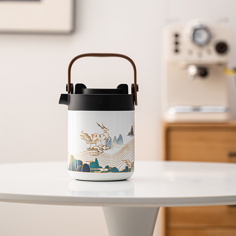 令山堂新中式保温壶手提便携水壶