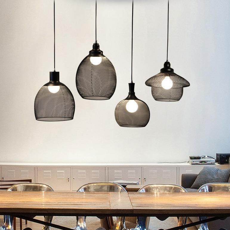 工业复古风酒吧台吊灯小吃店酒馆KTV创意鸟笼简约餐厅橱窗过道灯