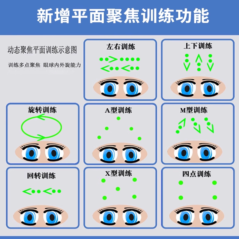 眼轴回缩训练器儿童近视眼眼部按摩仪缓解眼疲劳睫状肌训练护眼仪
