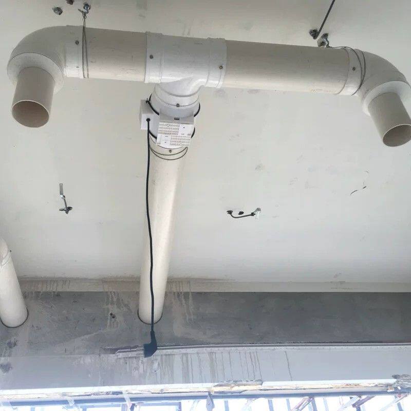 顶格6寸150斜流增压圆形管道风机PVC160单速新风排气扇强力送抽风