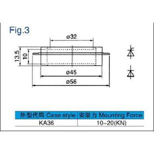 双向可控硅KS500A KS500A1600V KS500A-16双向晶闸管凹
