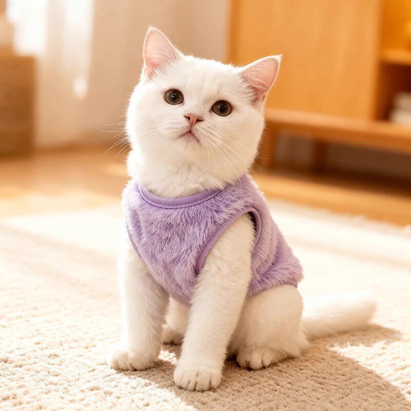 猫咪狗狗宠物衣服中小型犬冬装比熊雪纳瑞幼犬宠物小狗德文猫衣服