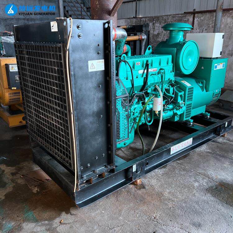 9成新260kw康明斯柴油发电机组二手转让 工地发电机 配斯坦福电机