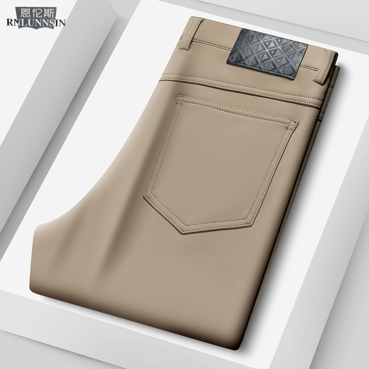 轻商务休闲西裤冬季加绒保暖男裤