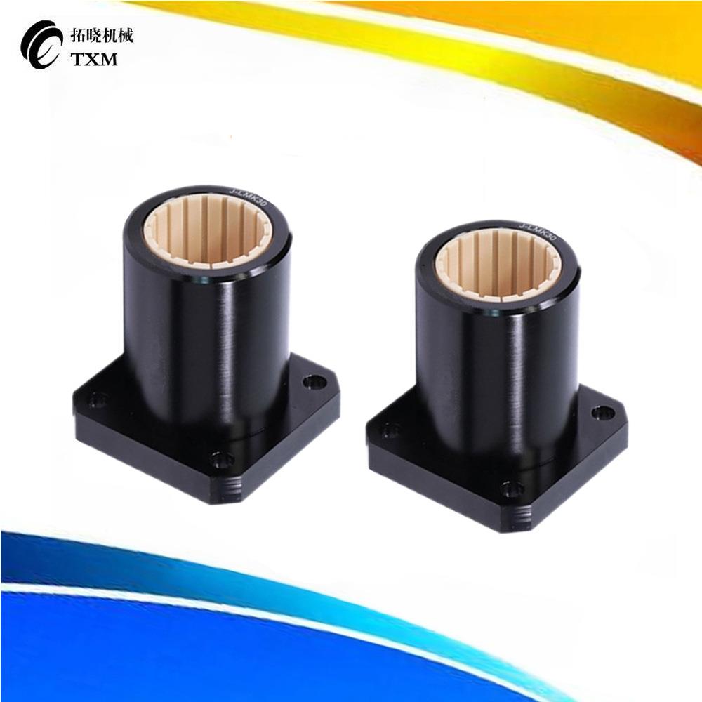 方法兰工程塑料免维护轴套J-LMK16 FJUM-02-16同款J-LIN-01RT-16