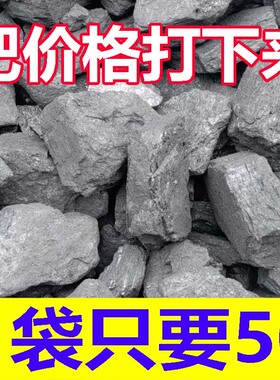 煤耐烧高温煤家用煤炭家用室内取暖炉无烟炭块农村取暖焦炭块38块