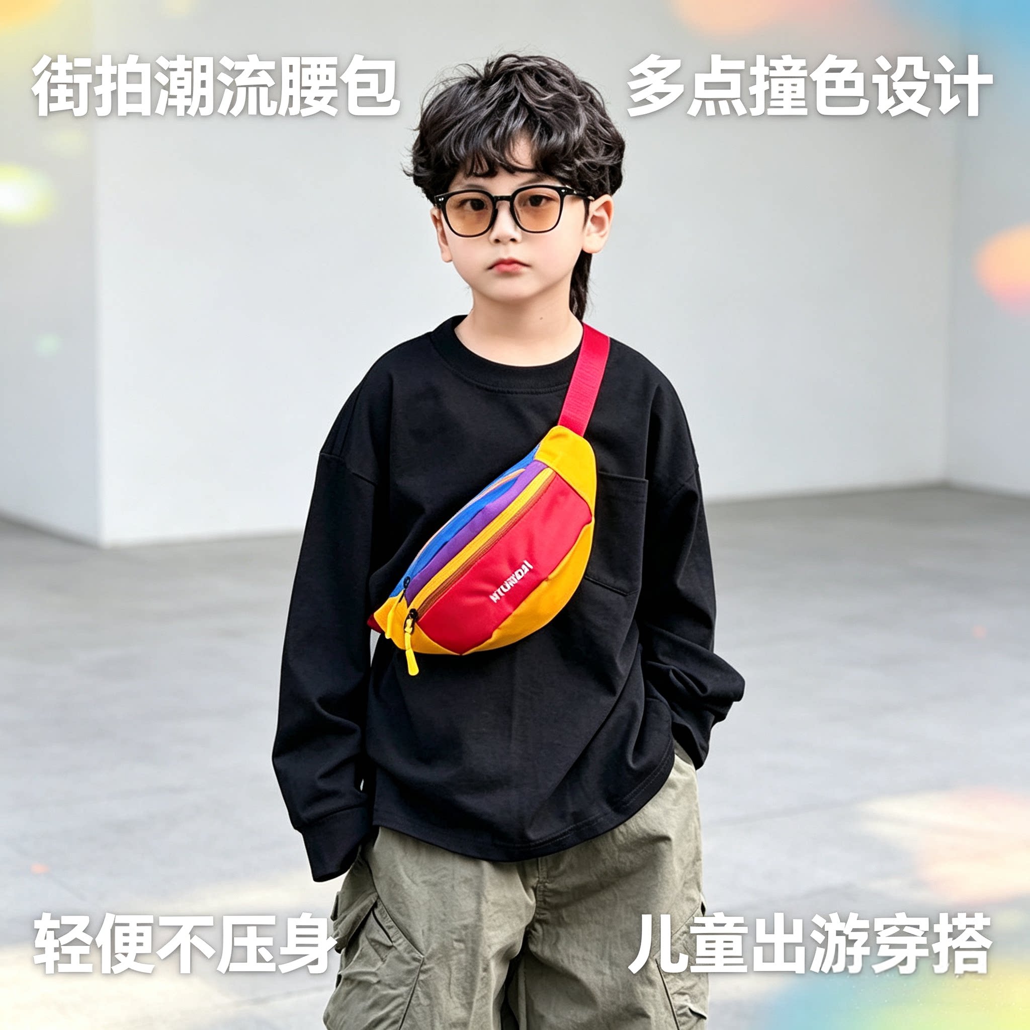夏季新款儿童包胸包多巴