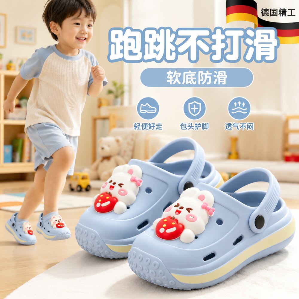 【央ma力荐】防滑洞洞凉鞋