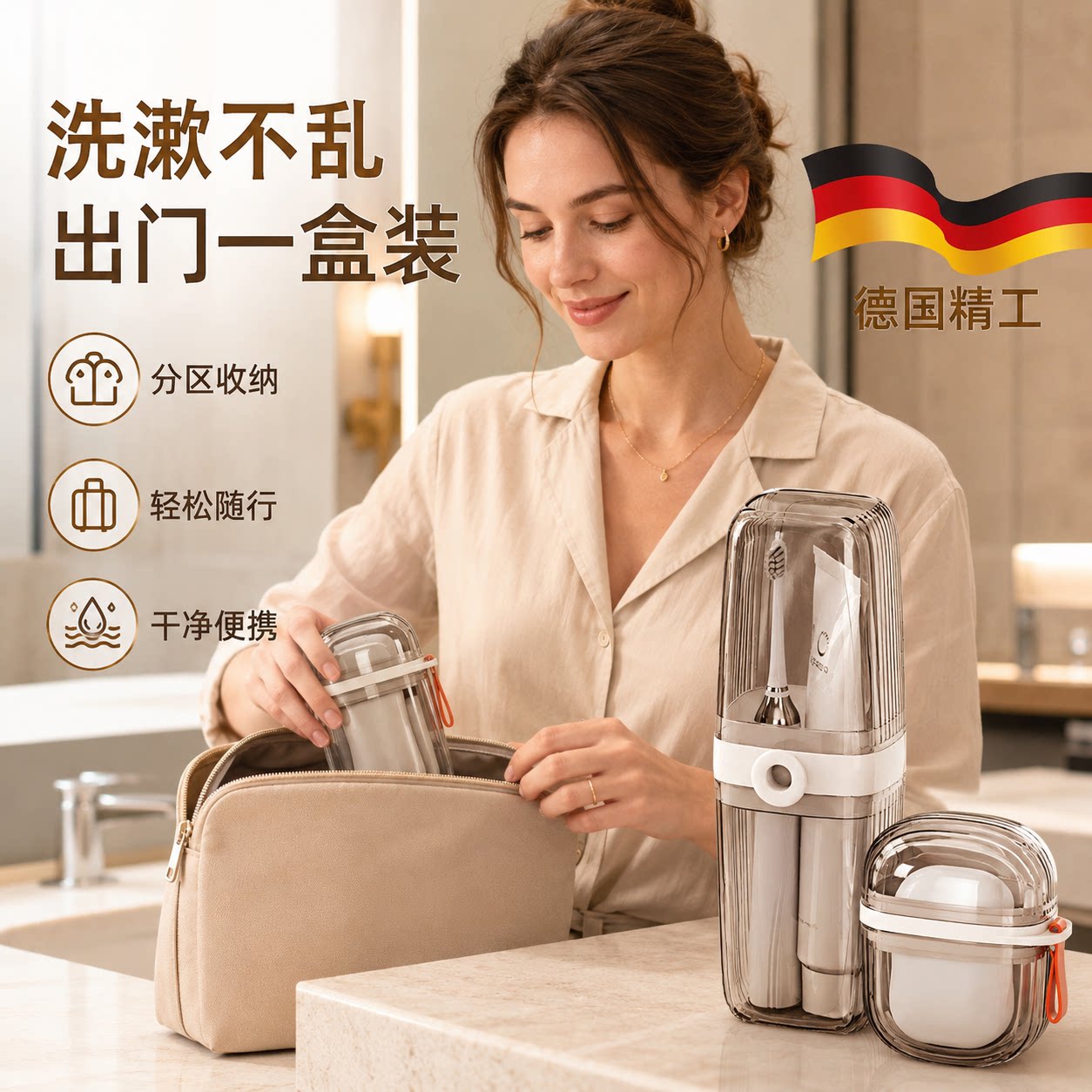 【央ma力荐】防摔漱口杯子