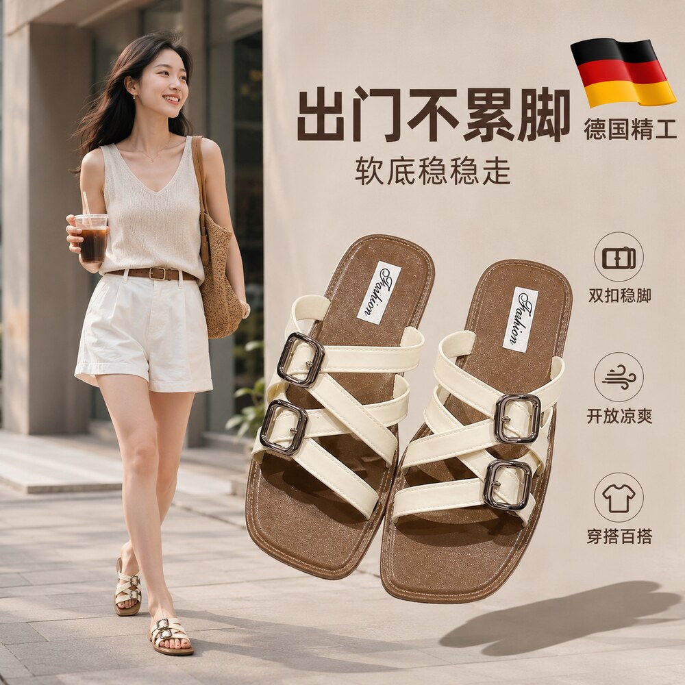 【央ma力荐】防滑软底拖鞋
