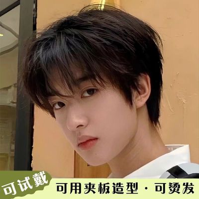 韩版帅气假发男短发男士微分碎盖男式日常蓬松假发套自然全头套