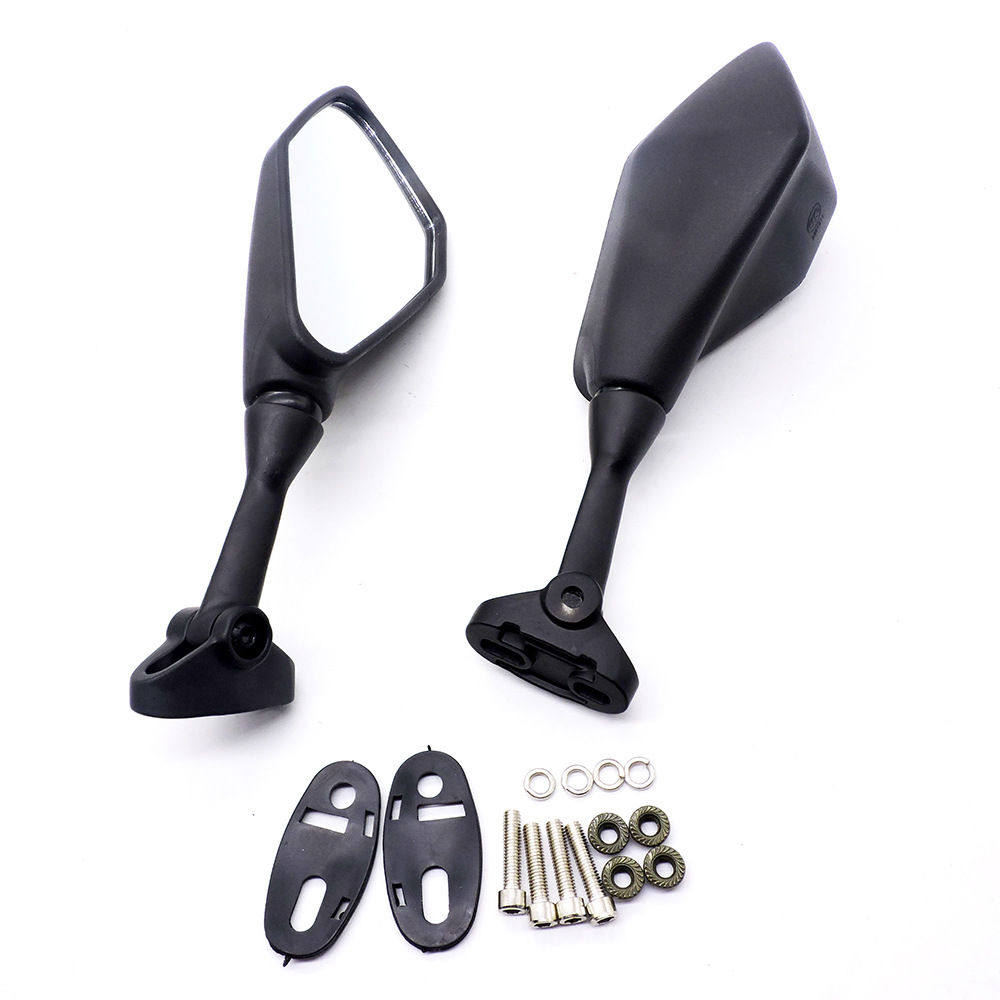 摩托车后视镜改装地平线跑车镜倒车辅助凸镜CBR600跨境热卖反光镜