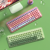 Bow无线键盘和鼠标集笔记本台式 电脑通用女生办公室打字专用静音