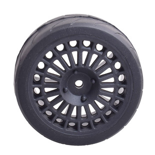 田宫TT02耐磨软胎皮 10平跑轮胎 尼龙轮毂 XV01 竞速胎 RC模型