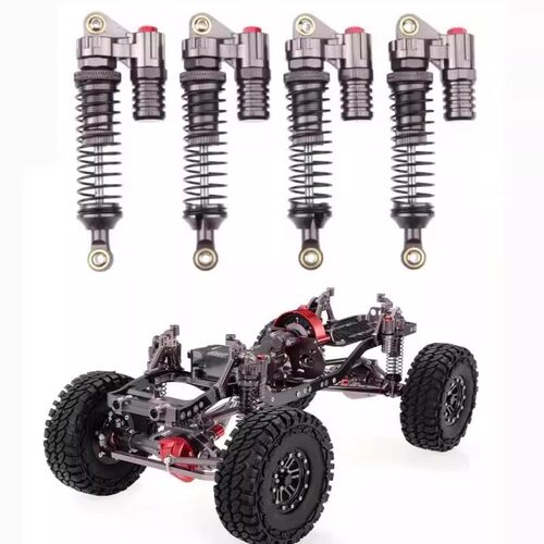 RC模型 1/10仿真攀爬车SCX10 D90避震器金属减震器孔对孔90MM