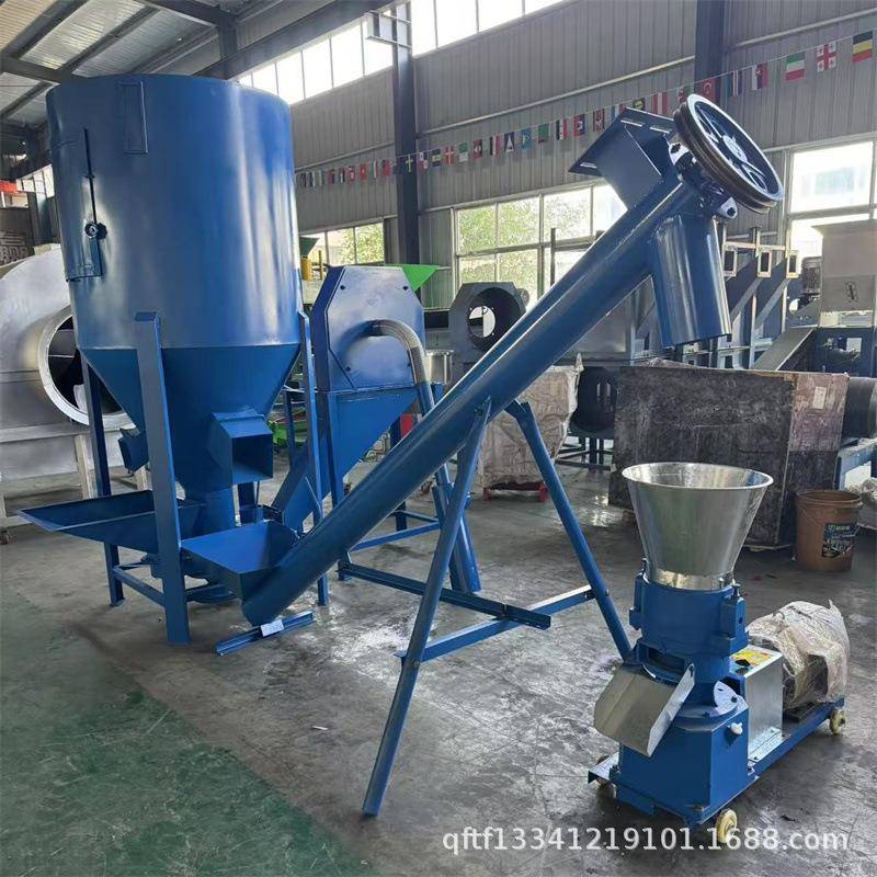 大蒜皮挤压颗粒机养殖场鸡鸭鹅猪牛羊饲料颗粒机玉米饲料颗粒机