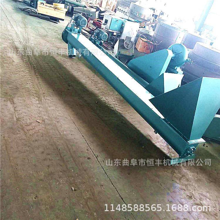 管式无轴水泥粉末螺旋输送机无尘加料机绞龙提升机自动粮食上料机