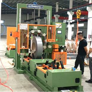 新款带卷打包机自动钢带缠绕包装机铜卷铝带卷缠绕打包机包邮