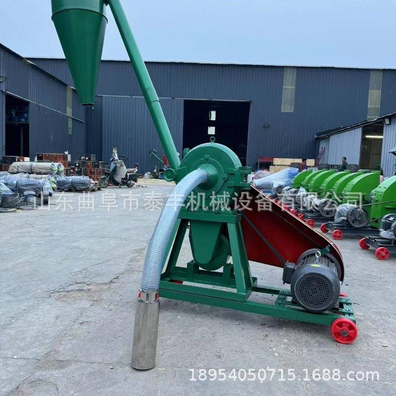 自吸式齿盘粉碎机一风吹薏仁磨粉机小钢磨家用的小麦磨面机