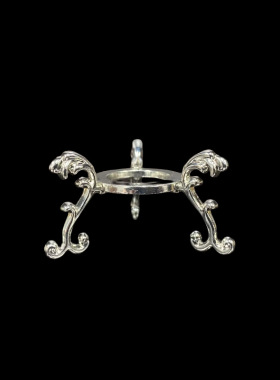 厂家批发实用圆形展示架底座家居展厅办公室装饰品金属底托摆件