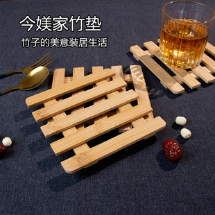 竹制隔热垫餐桌防烫家用餐垫锅垫碗垫子盘子砂锅垫杯垫耐高温加厚