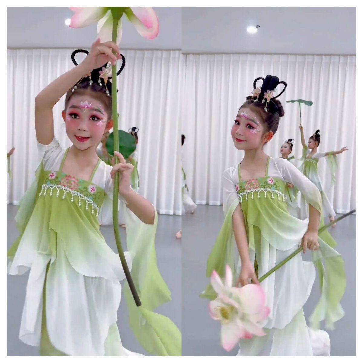 舞蹈鱼戏莲叶间最炫民族风服饰