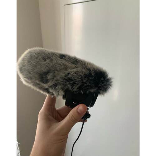 适用于RODE罗德VIDEOMIC PRO+PLUS 反麦克风防风毛衣话筒风屏