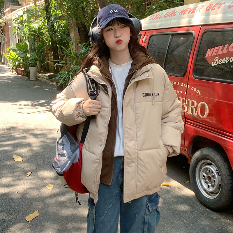 孕妇装美式高街羽绒棉服冬季新款