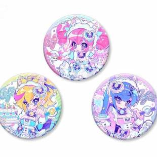 女仆蜜约 喵斯快跑亮膜微章 浮雕烫银