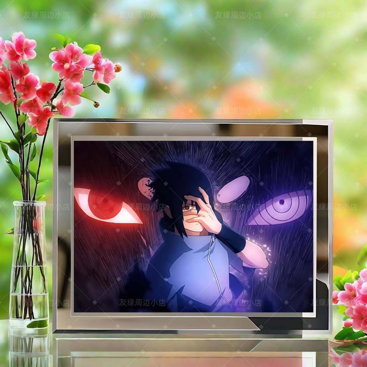 适用火影忍者水晶相框鸣人佐助鼬带土卡卡西周边定制照片同学朋友