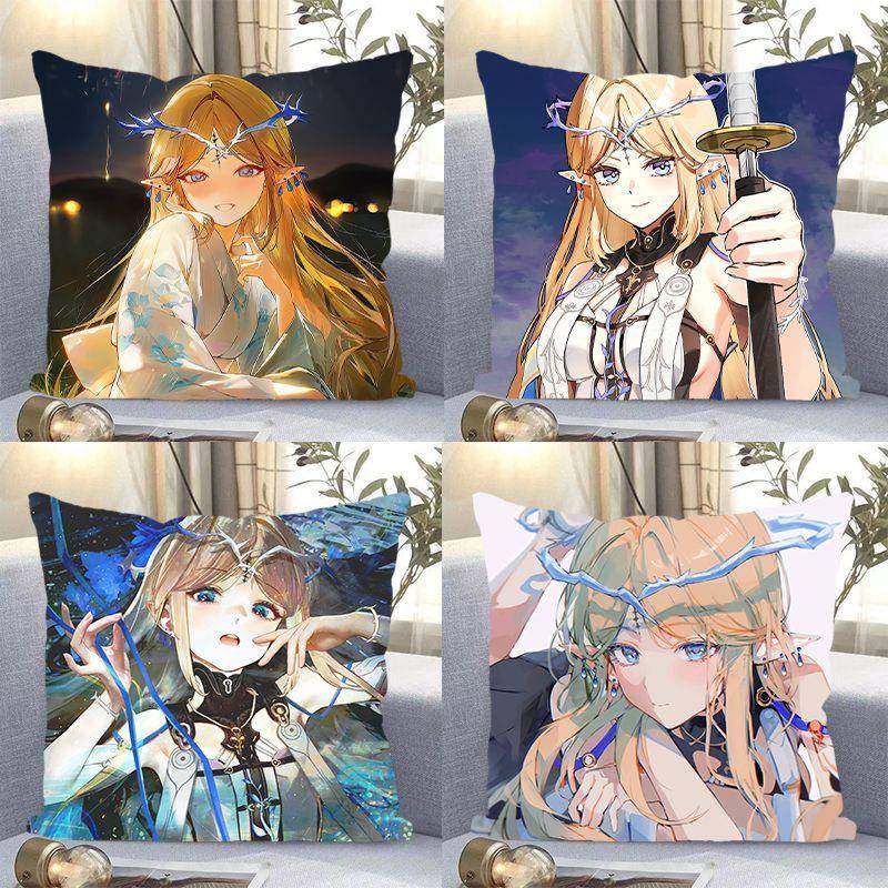 卡提希娅抱枕鸣潮周边动漫双面枕头学生宿舍客厅房间沙发靠垫靠枕