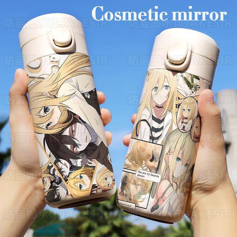 杀戮天使瑞吉儿保温杯大容量小巧轻便携带高颜值杯子不锈钢水壶