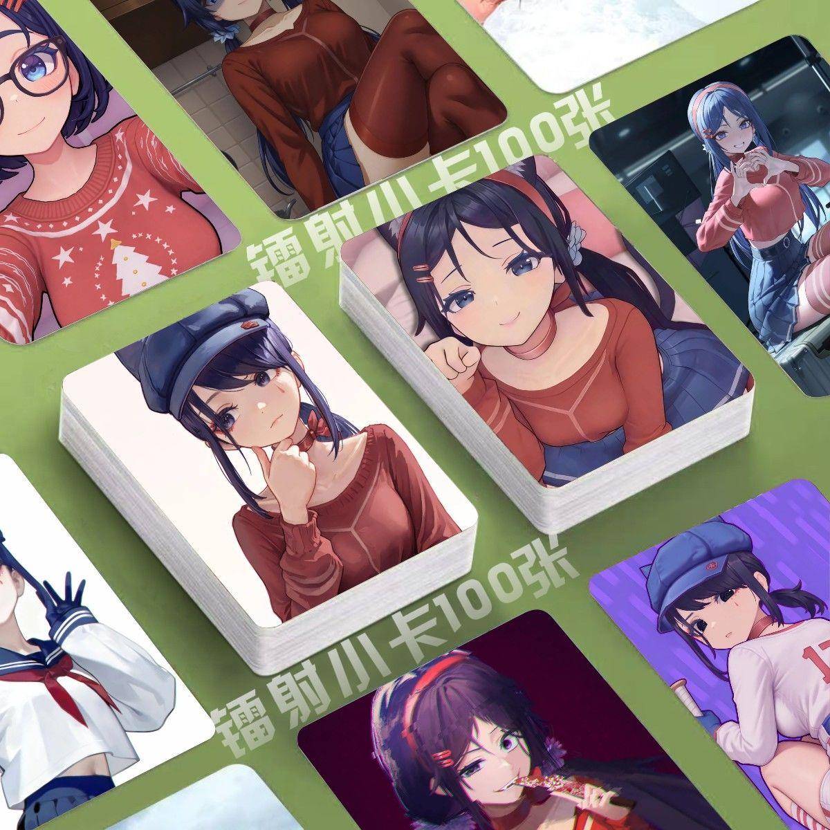 米塔MSIDE镭射小卡100张游戏卡片同款照片3寸圆角覆膜lomo明信片