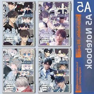 横线活页本Q版表情包恋与深空秦彻日记本A5笔记本祁煜黎深夏以昼