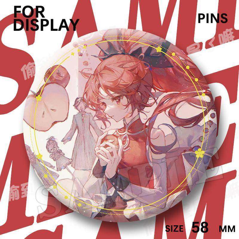 魔法少女小圆自制周边五色鹿目圆晓美焰沙耶香杏子巴麻美58mm吧唧