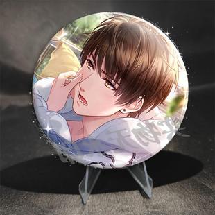 白起吧唧恋与制作人周边徽章自制同人谷可爱卡通吧唧包包装饰礼物