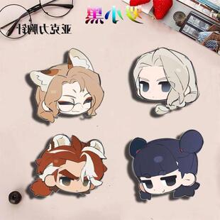 罗小黑战记2胸针动漫周边池年西木子鹿野哪吒同款学生书包挂件ins