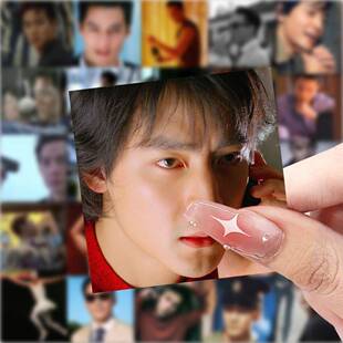 188张吴彦祖明星高颜值贴纸ins笔记本个性装饰贴画手机手账贴画纸