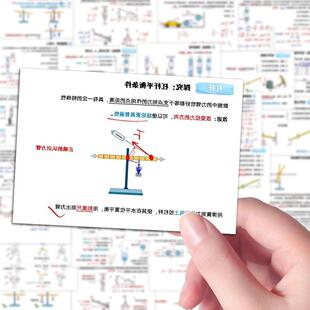 108张受力分析物理笔记贴纸励志学习高中生高考diy笔记本防水贴画